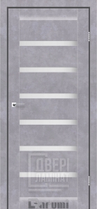 Двери межкомнатные Darumi Vela Серый бетон - Днепр