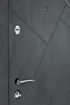 Дверь Цитадель Серия К6 Модель 171 Бетон темный / Бетон серый