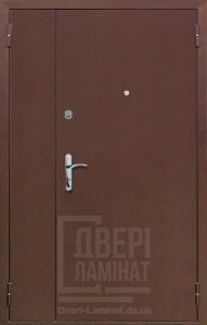 Входная дверь Сова полуторная Металл/ДСП Орех темный Улица - Днепр